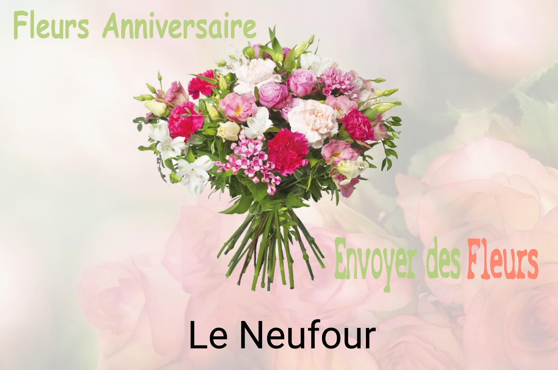 Bouquet de fleurs d’anniversaire livré à Le Neufour